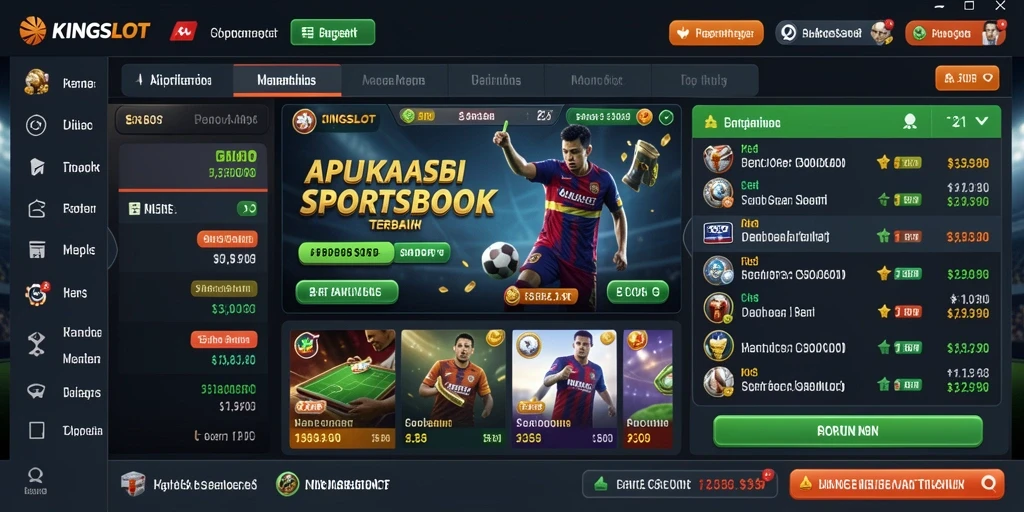 Tampilan gameplay KINGSLOT yang menarik dan interaktif.