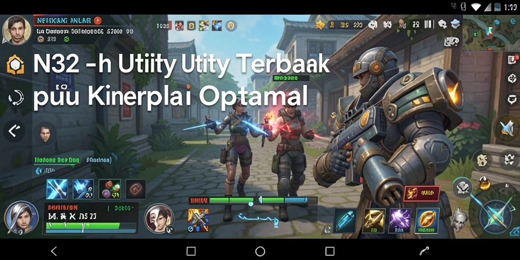 Tampilan antarmuka pengguna N32 untuk optimalisasi perangkat.