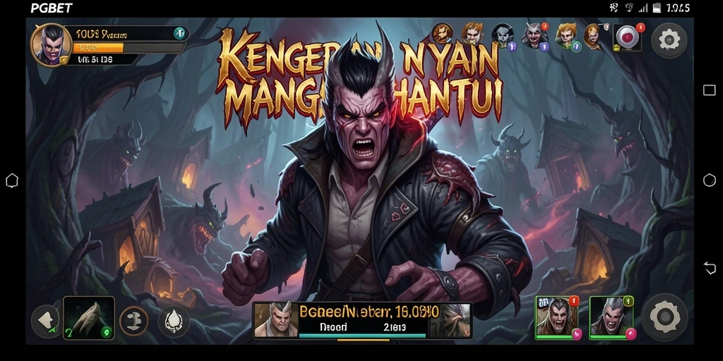 Tangkapan layar menampilkan gameplay menegangkan dari PGBET.