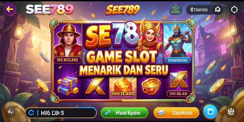 Screenshot gameplay SEE789 yang menampilkan keseruan memutar gulungan Slot.