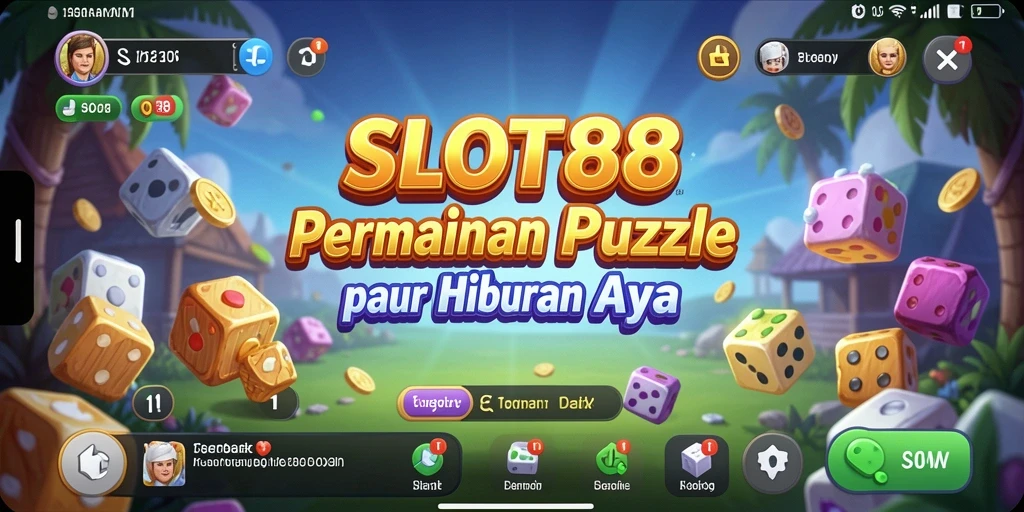 Tampilan gameplay penuh warna dan menarik dari SLOT88.