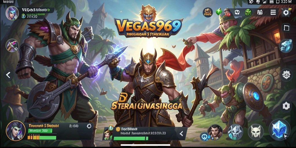 Screenshot utama menampilkan gameplay strategis yang mendalam.